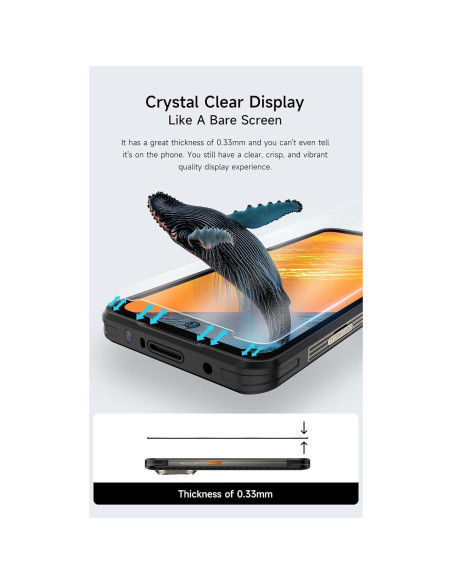 Protector de Pantalla Ulefone Armor X32 Vidrio Templado 9H