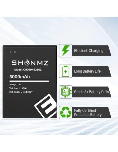 Batería de Reemplazo SHENMZ C806045280L para BLU Vivo X5 y G6