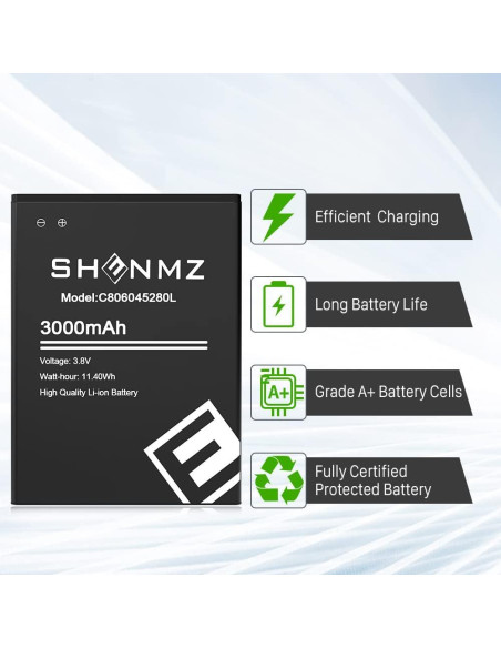 Batería de Reemplazo SHENMZ C806045280L para BLU Vivo X5 y G6