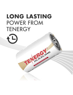 Baterías Alcalinas C Tenergy 1.5V Paquete de 12 Unidades 2