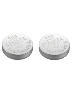 Batería de Reloj Renata 386 SR43SW AG12 1.5V - 2 Unidades