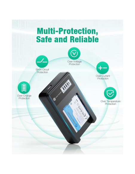 Batería y Cargador USB FirstPower NB-11L para Canon PowerShot