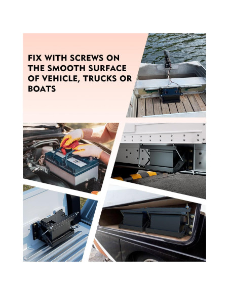 Bandeja de Montaje de Batería Lupar Ajustable 27x17.9x19.1 cm