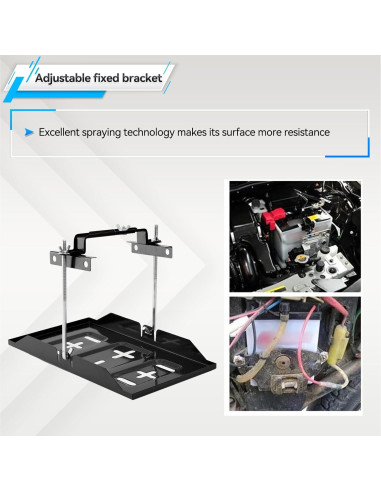 Kit de sujeción de batería OEMASSIVE 28x19cm ajustable