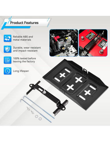 Kit de sujeción de batería OEMASSIVE 28x19cm ajustable
