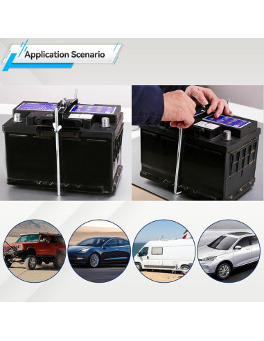 Kit de sujeción de batería OEMASSIVE 28x19cm ajustable