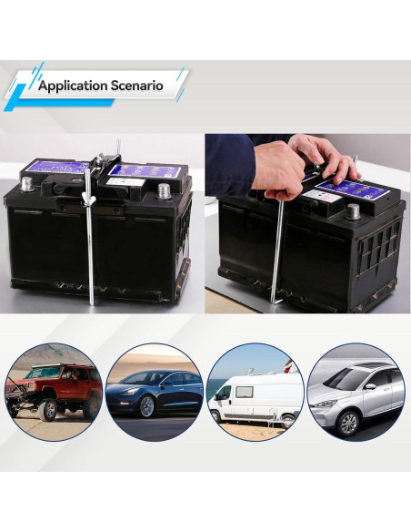 Kit de sujeción de batería OEMASSIVE 28x19cm ajustable