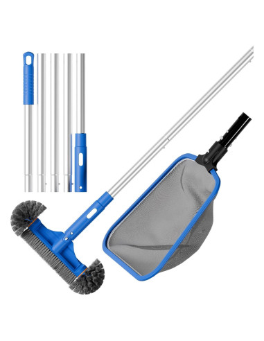 Kit de Limpieza de Piscina Sepetrel con Red y Cepillo 30cm