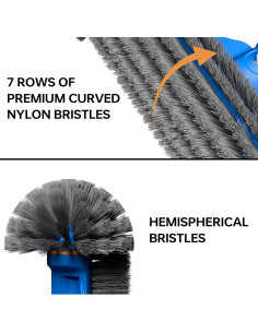 Kit de Limpieza de Piscina Sepetrel con Red y Cepillo 30cm 2