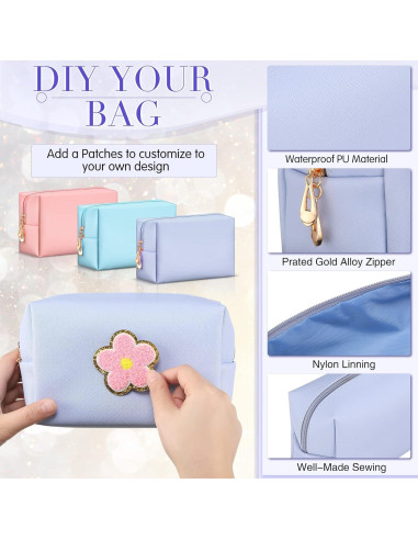 Neceser de Maquillaje Sanwuta 9 Piezas PU Impermeable