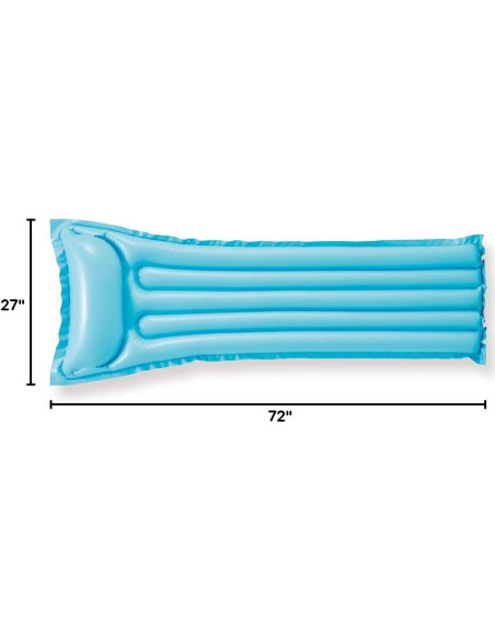 Juego de 2 Flotadores Intex MAT Relax-a-mat 183x69 cm