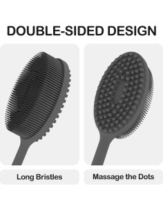 Exfoliante de Cuerpo de Silicona MateeyLife con Mango Largo 2