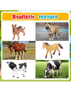 Juguetes de Animales de Granja ZapWhiz 36 Piezas Educativos 2