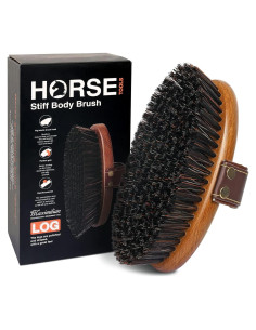 Cepillo de Cuerpo Duro MAXIMILIAN para Caballos - Marrón