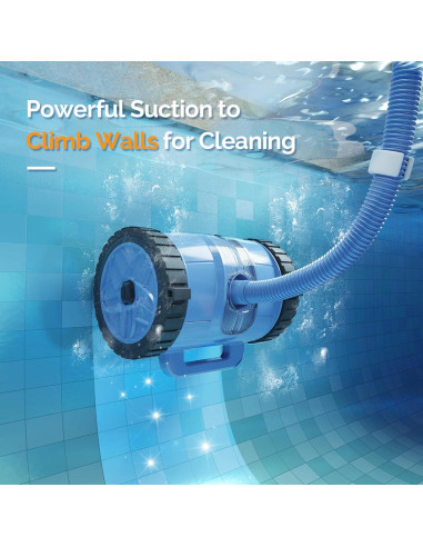 Aspiradora de Piscina VINGLI 2025 Automática 12m Succión Lateral