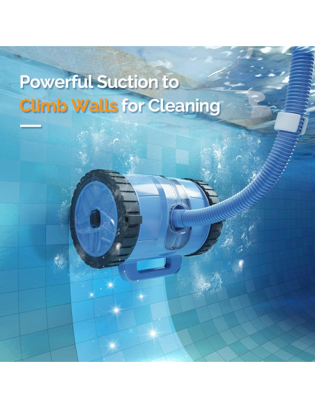Aspiradora de Piscina VINGLI 2025 Automática 12m Succión Lateral