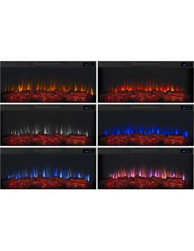 Caja de Fuego Eléctrica Real Flame 1500W con Control Remoto