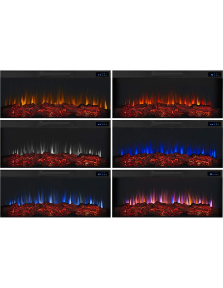 Caja de Fuego Eléctrica Real Flame 1500W con Control Remoto