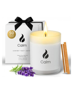Velas Aromáticas Natur IX de Soja | Calma Lavanda 50h