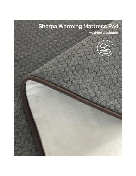 Almohadilla Térmica Eléctrica SOHTOPHO King 198x203 cm 8 Niveles