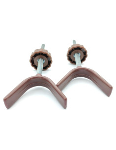 Adaptador Barandilla Puerta Bebé Vmaisi M8 12cm Marrón