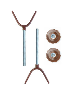 Adaptador Barandilla Puerta Bebé Vmaisi M8 12cm Marrón 2