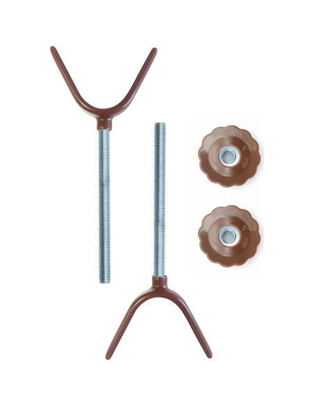 Adaptador Barandilla Puerta Bebé Vmaisi M8 12cm Marrón