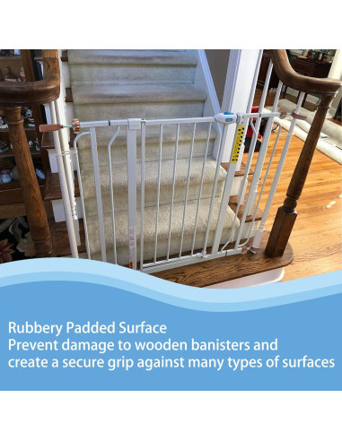 Adaptador Barandilla Puerta Bebé Vmaisi M8 12cm Marrón