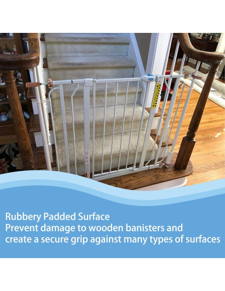 Adaptador Barandilla Puerta Bebé Vmaisi M8 12cm Marrón