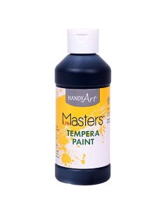 Pintura Tempera Handy Art 236.6 ml Negra No Tóxica