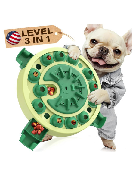 Juguete de Rompecabezas KADTC para Perros - 4 Modos y 3 Niveles