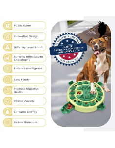 Juguete de Rompecabezas KADTC para Perros - 4 Modos y 3 Niveles 2