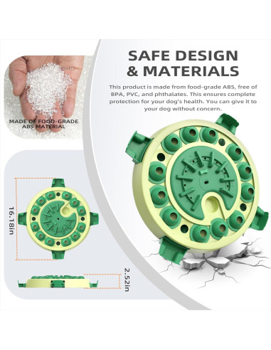 Juguete de Rompecabezas KADTC para Perros - 4 Modos y 3 Niveles