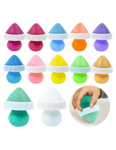 Tiza de Acera Jeyeou 12 PCS Multicolor para Niños