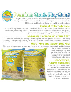 Arena de Jugar Clásica Amarilla 2,27 kg - No Tóxica 2