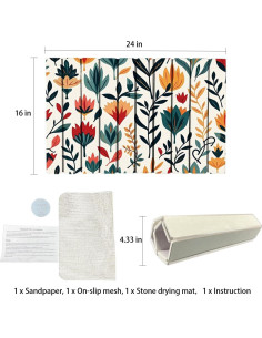 Alfombra de baño antideslizante Forever Song 61x40.6cm Diatomita 2