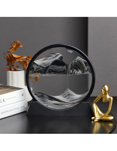 Arte de Arena en Movimiento AzureLeap 30.48 cm Negro