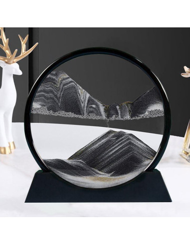 Arte de Arena en Movimiento AzureLeap 30.48 cm Negro