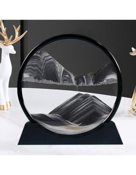 Arte de Arena en Movimiento AzureLeap 30.48 cm Negro