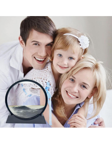 Arte de Arena en Movimiento AzureLeap 30.48 cm Negro