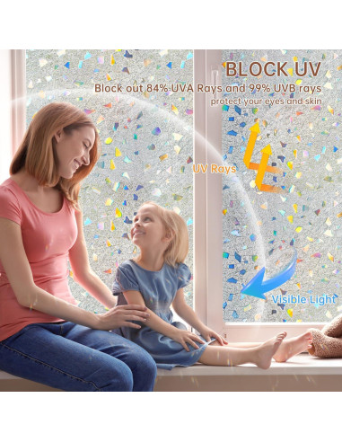 Película de Privacidad DULEIXUFHEE 60x200 cm Vinilo 3D