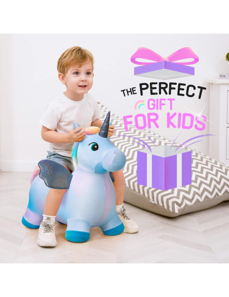 Caballo Saltarín Inflable Unicornio Everich 31x15x22 cm Caballo Saltarín Inflable Unicornio Everich 31x15x22 cm