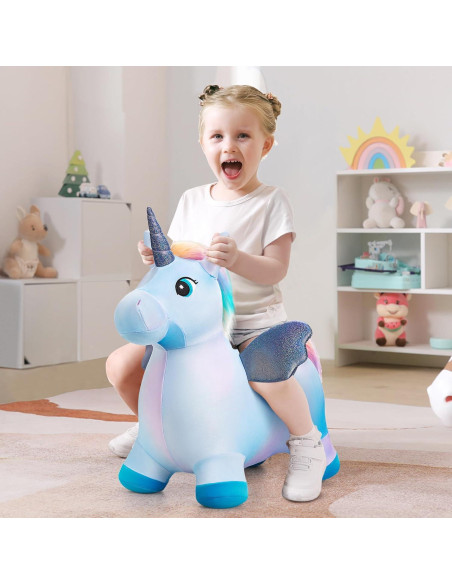 Caballo Saltarín Inflable Unicornio Everich 31x15x22 cm Caballo Saltarín Inflable Unicornio Everich 31x15x22 cm