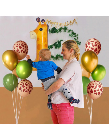 Globo Jirafa Salvaje 40 Pulgadas TWIHWEI Fiesta Cumpleaños