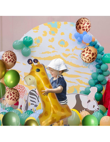 Globo Jirafa Salvaje 40 Pulgadas TWIHWEI Fiesta Cumpleaños