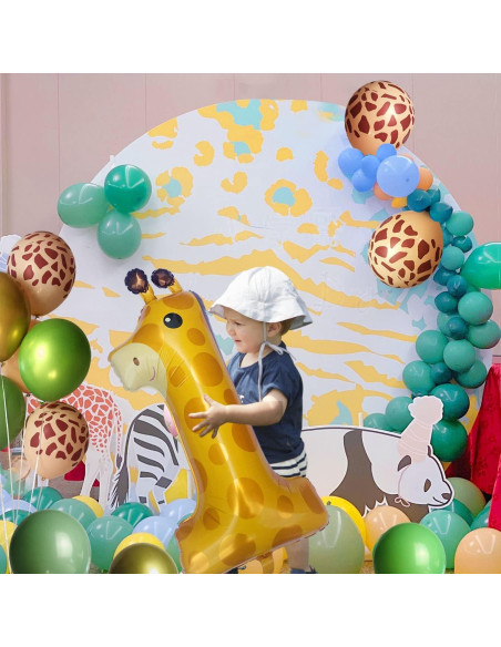 Globo Jirafa Salvaje 40 Pulgadas TWIHWEI Fiesta Cumpleaños Globo Jirafa Salvaje 40 Pulgadas TWIHWEI Fiesta Cumpleaños