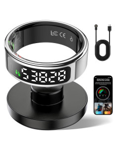 Anillo Inteligente APOBATK R11 Plata 7 Días Batería IP68