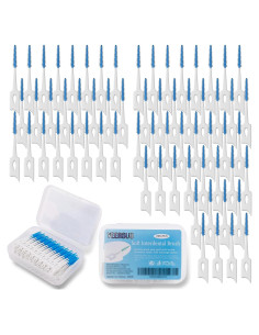 Palillos de Hilo Dental Suaves YEERSUO 200 Piezas Azul