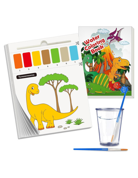 Set de Pintura Acuarela Toyopeny para Niños - Dinosaurios