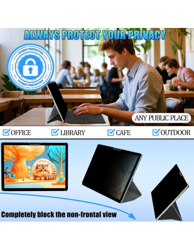 Protector de Pantalla de Privacidad Ceydebne para Surface Pro 4/5/6/7